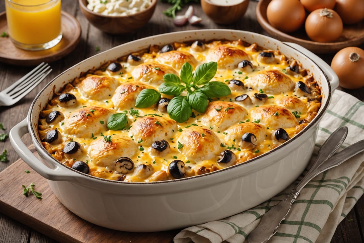 Chicken and Cheese Casserole