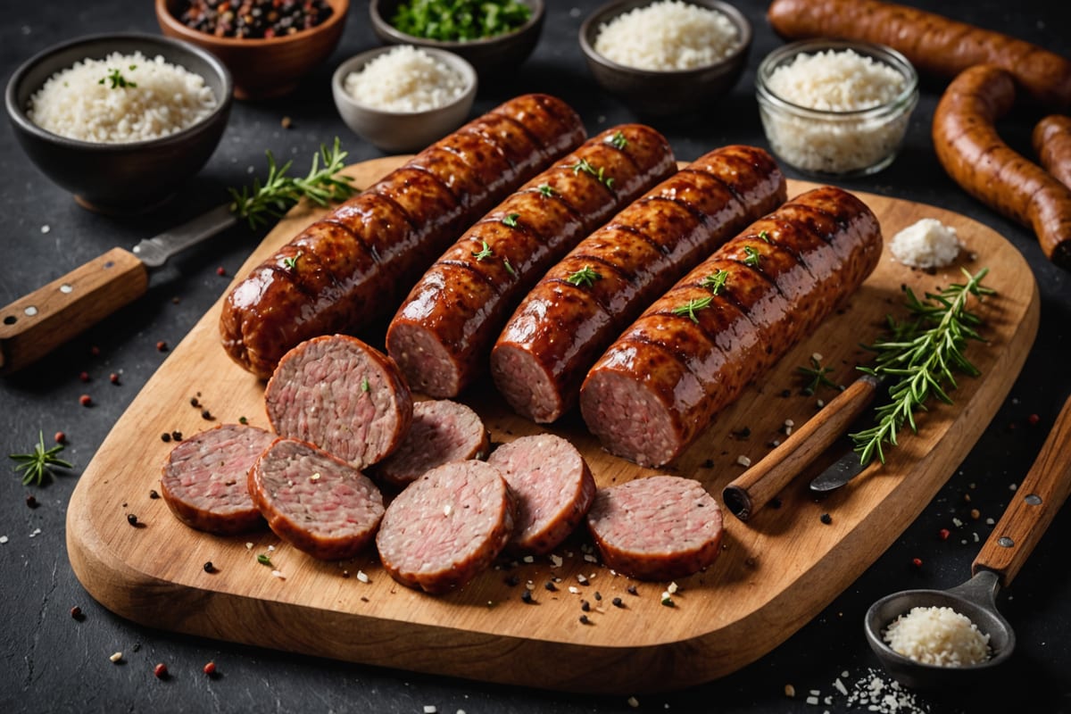 Homemade Krakowska Sausage