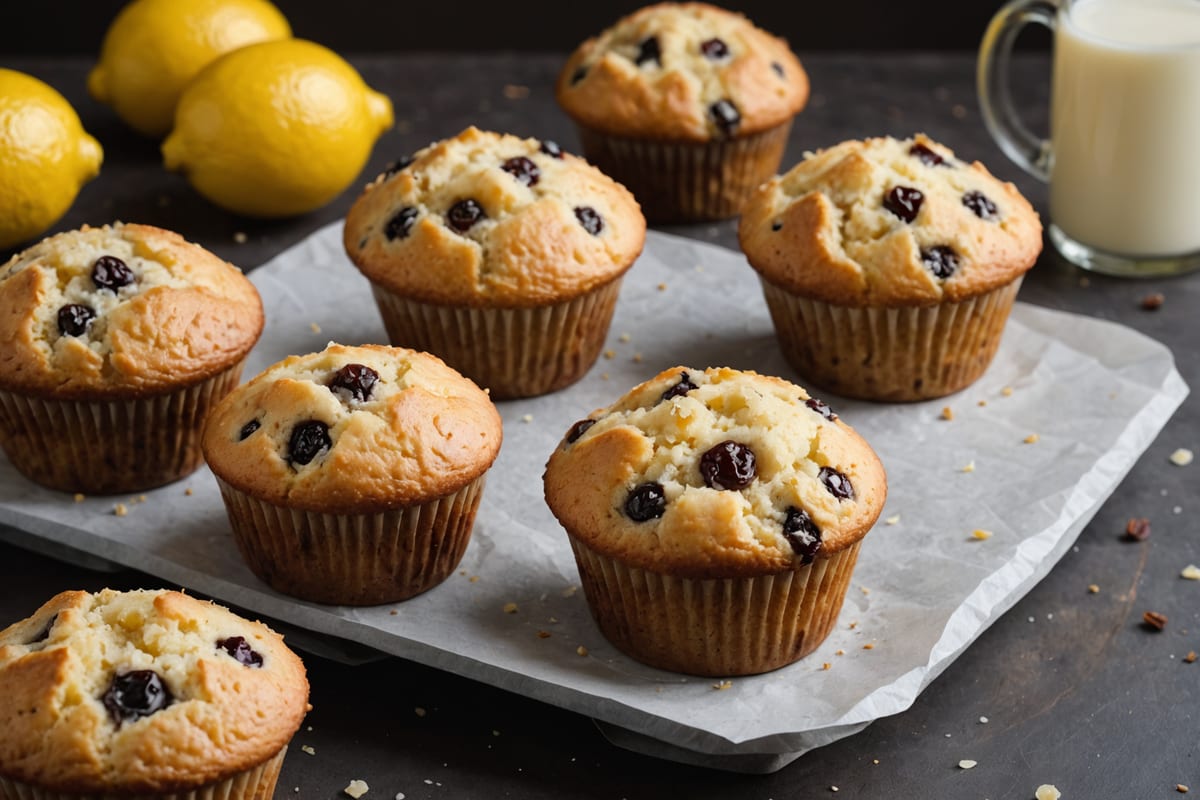 Raisin and Lemon Muffins