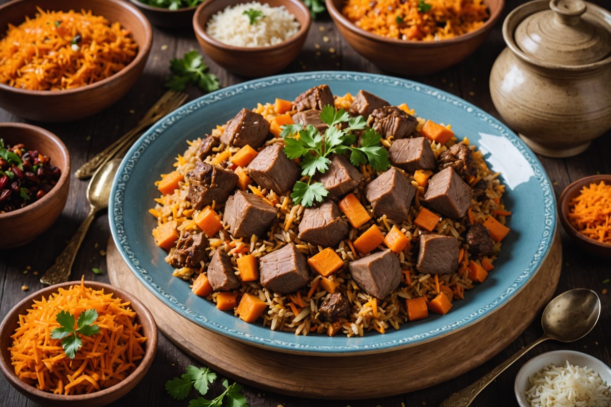 Uzbek Plov with Lamb
