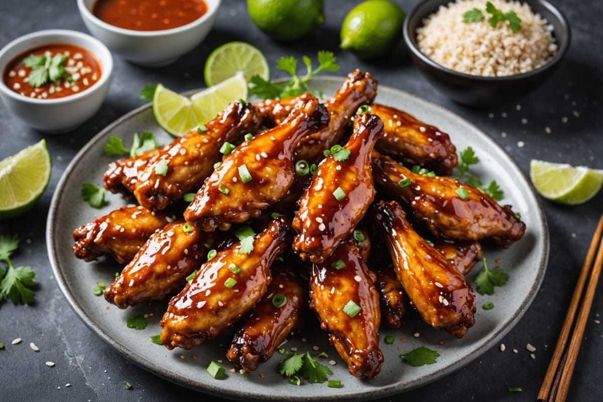 Sweet Chilli Chicken Wings, Air Fryer
